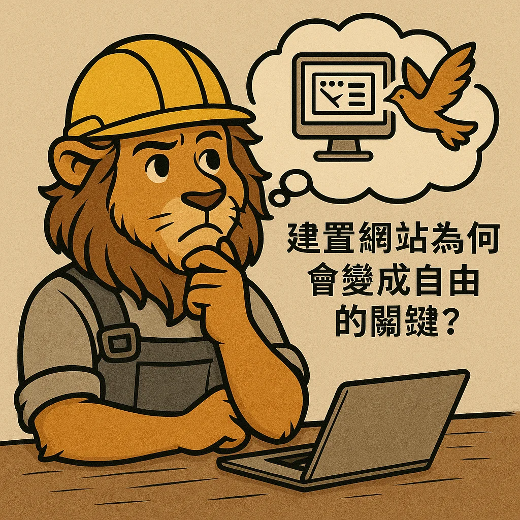 網站建置的自由關鍵