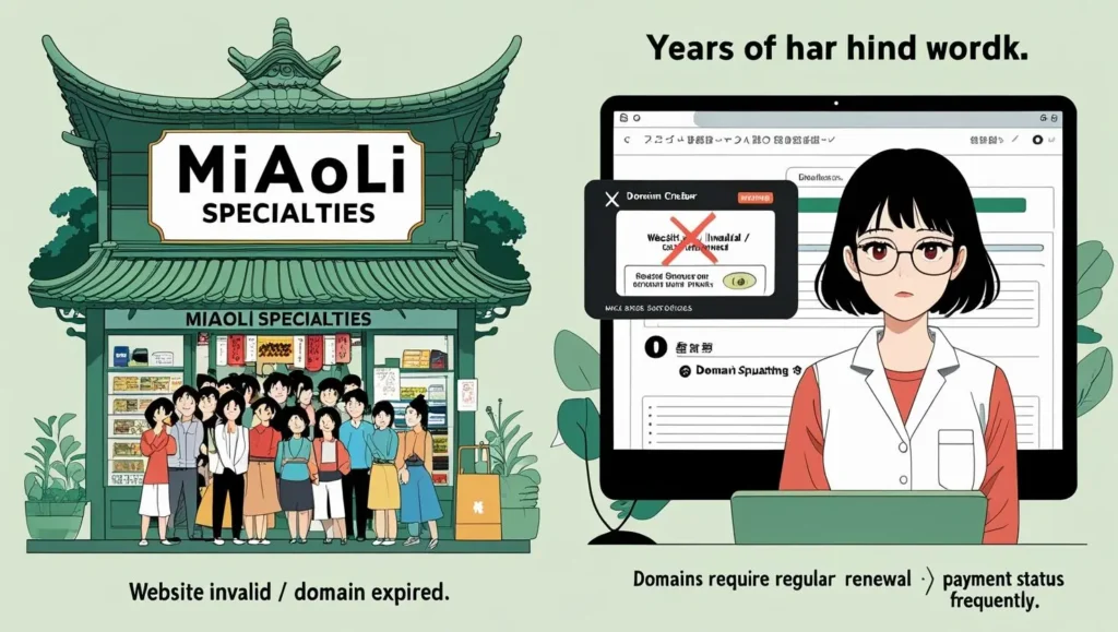 老伴手禮網站網域被搶