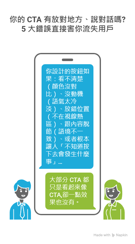5 大錯誤直接害你流失用戶 5 大錯誤直接害你流失用戶