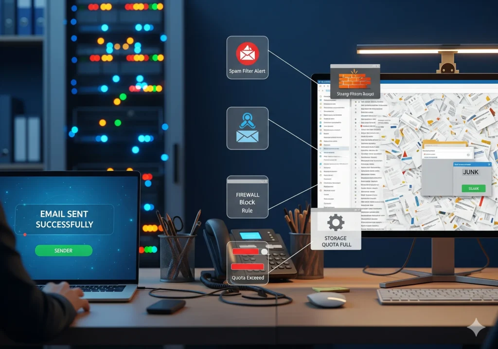 信件掉進垃圾信匣